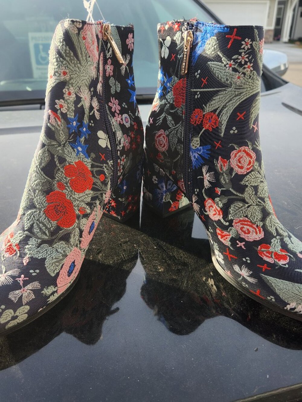 NEW!! Indigo Rd. Womens Veraly 2 Closed Toe Ankle Fashion Boots, Navy, Size 8.5